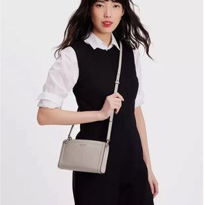 Kate spade knott pebbled leather crossbody bag
